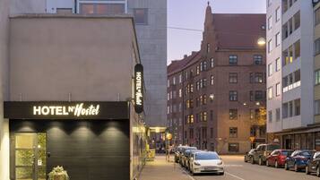 Majoituspaikan sisäänkäynti