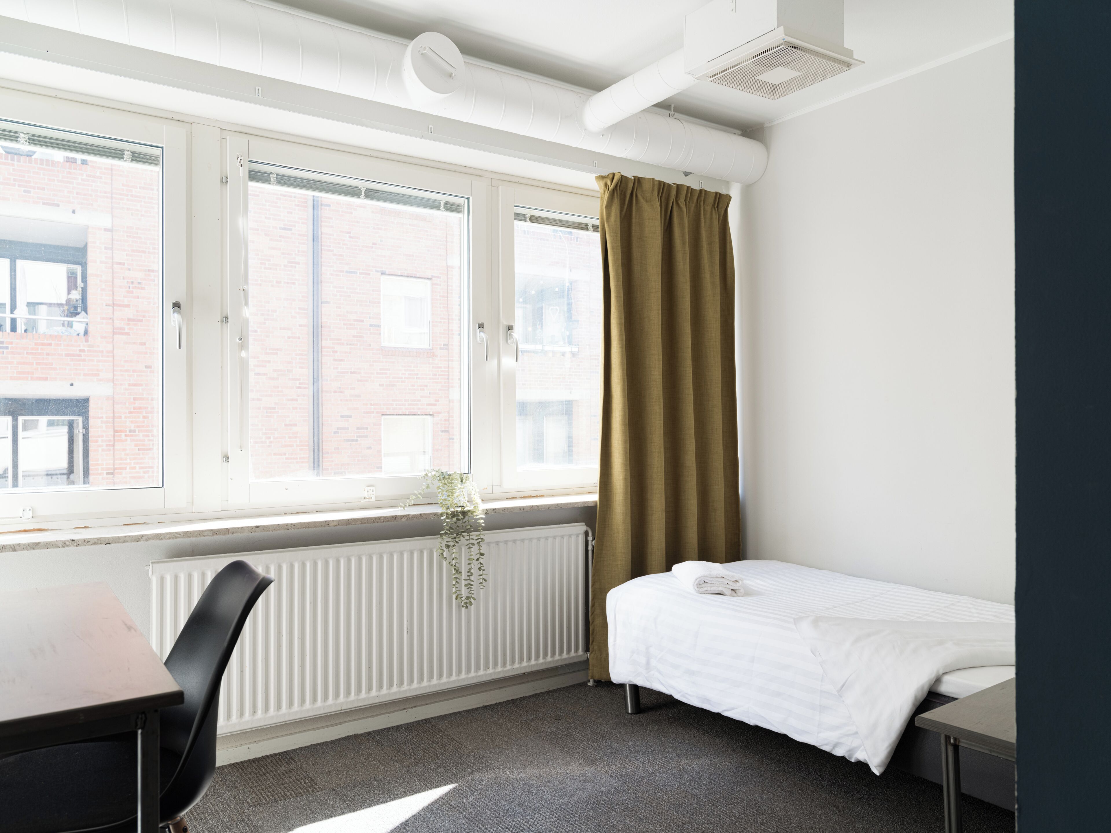 Habitación individual, 1 cama individual, baño compartido | Wifi gratis y ropa de cama