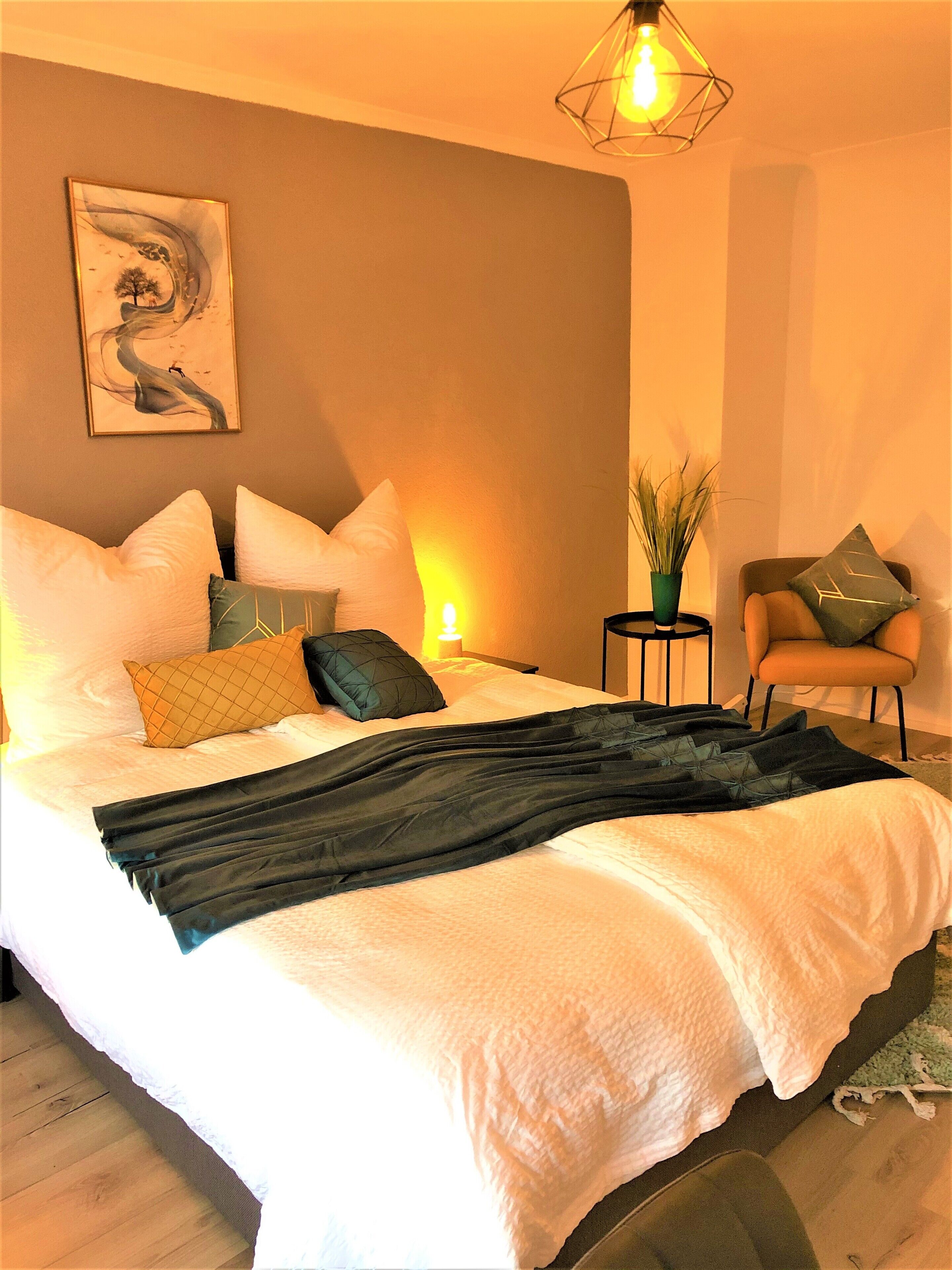 2 soverom, strykejern/-brett, reiseseng for barn og wi-fi (inkludert)