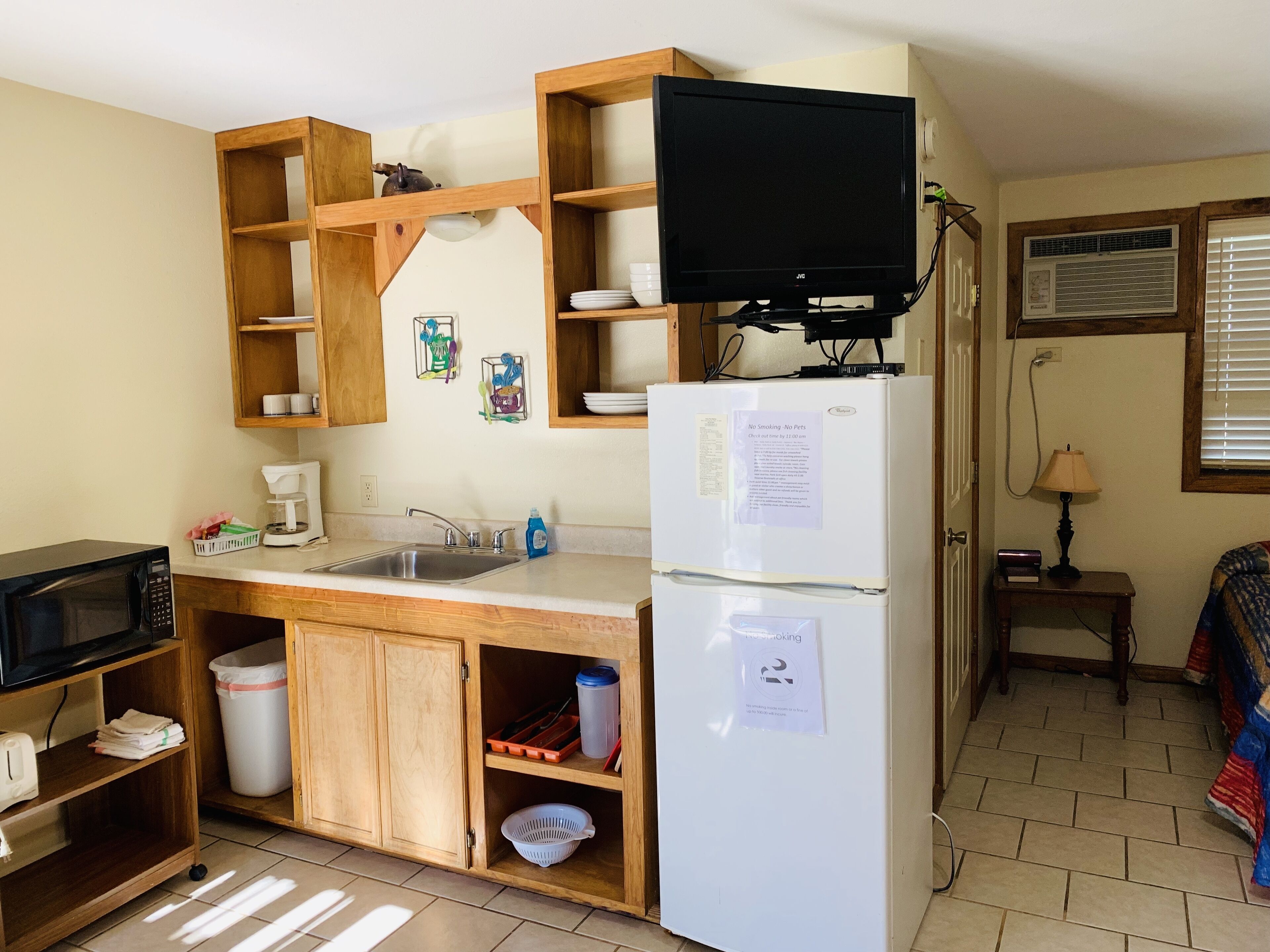 Hotel room on Toledo Bend Lake