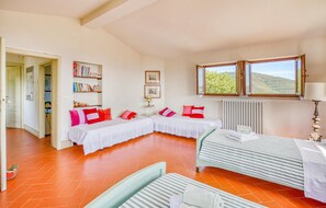 1 camera, Wi-Fi gratuito, lenzuola