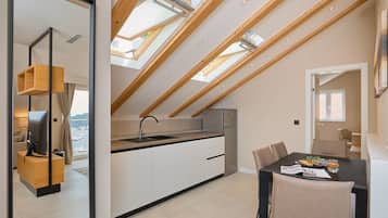 Appartamento (2 Bedrooms) | Cucina privata | Bollitore elettrico