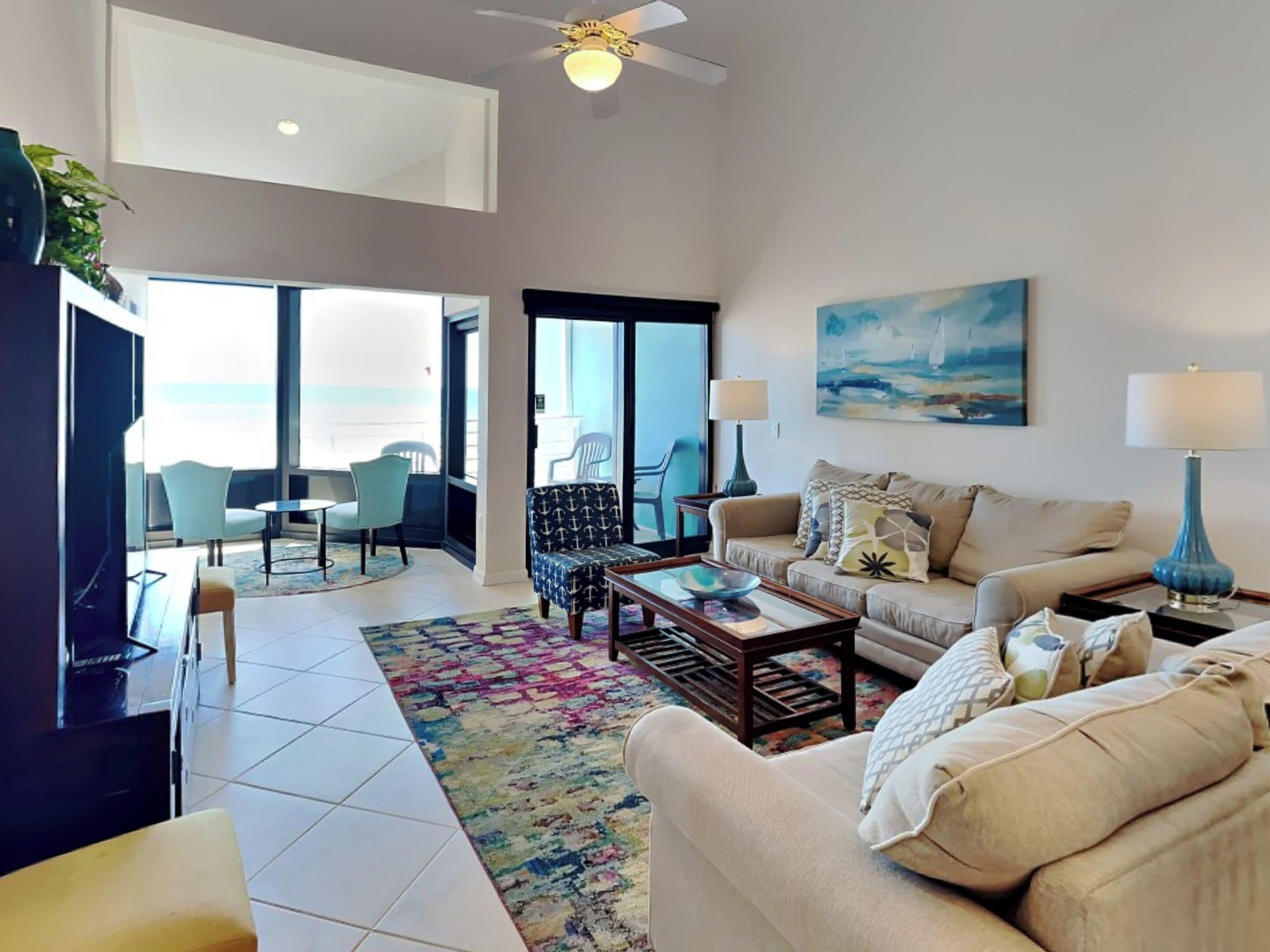 Palm Beach Club #236 | Water + Gulf Views, Balcony