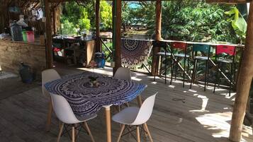 Udendørs spisemuligheder