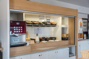 Daily buffet breakfast (EUR 8 per person)