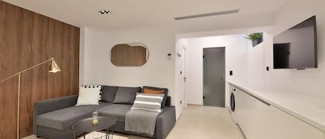 Romantisk studio | Oppholdsområde