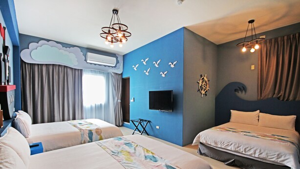 Signature Room | Hypo-allergenic bedding, free WiFi, bed sheets - Fun Trip - Little Castle (Taitung)