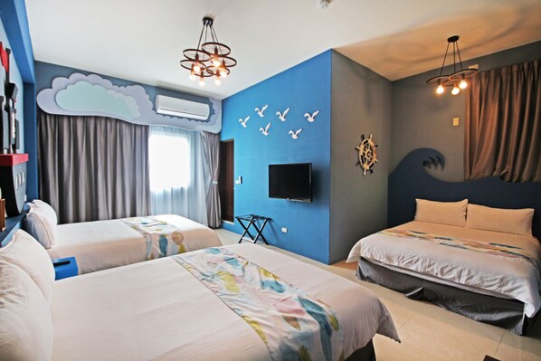 Hypo-allergenic bedding, free WiFi, bed sheets - Fun Trip - Little Castle (Taitung)