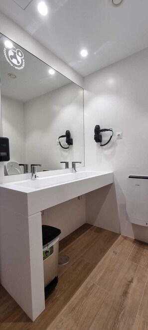 Habitación, dormitorio mixto | Baño | Ducha y secador de pelo