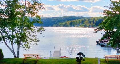 The Inn at Highland Lake, 1st Floor, waterfront yard with a boat dock