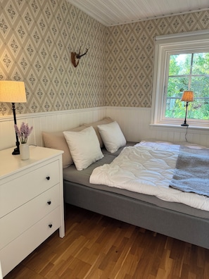 2 bedrooms, iron/ironing board, free WiFi, bed sheets