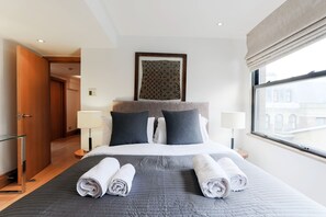 Presidential Apartment | Premium bedding, Select Comfort beds, individually decorated