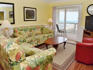 TV, DVD player - Oceanfront Condo on the Outer Banks (Kill Devil Hills)