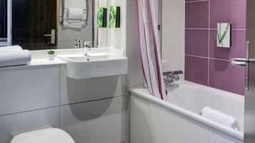 Free toiletries, hair dryer, towels, soap