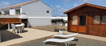 Maison 2/4 Pers Avec Terrasse et Jardin 500m Plage