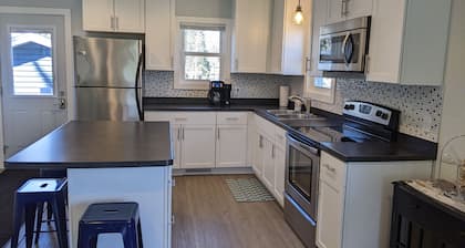 Updated home w/ lake views across from Lake WI!