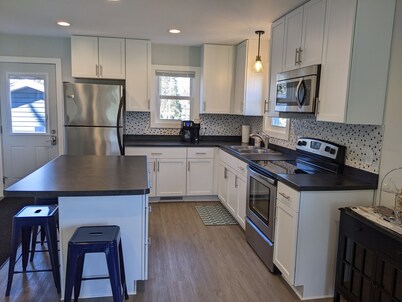 Updated home w/ lake views across from Lake WI!