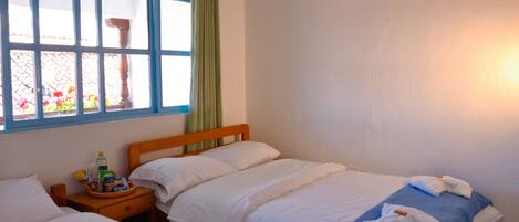 Free WiFi, bed sheets