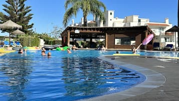 Deluxe Apartment, Accessible, Ensuite | Outdoor pool | Indoor pool, outdoor pool, sun loungers