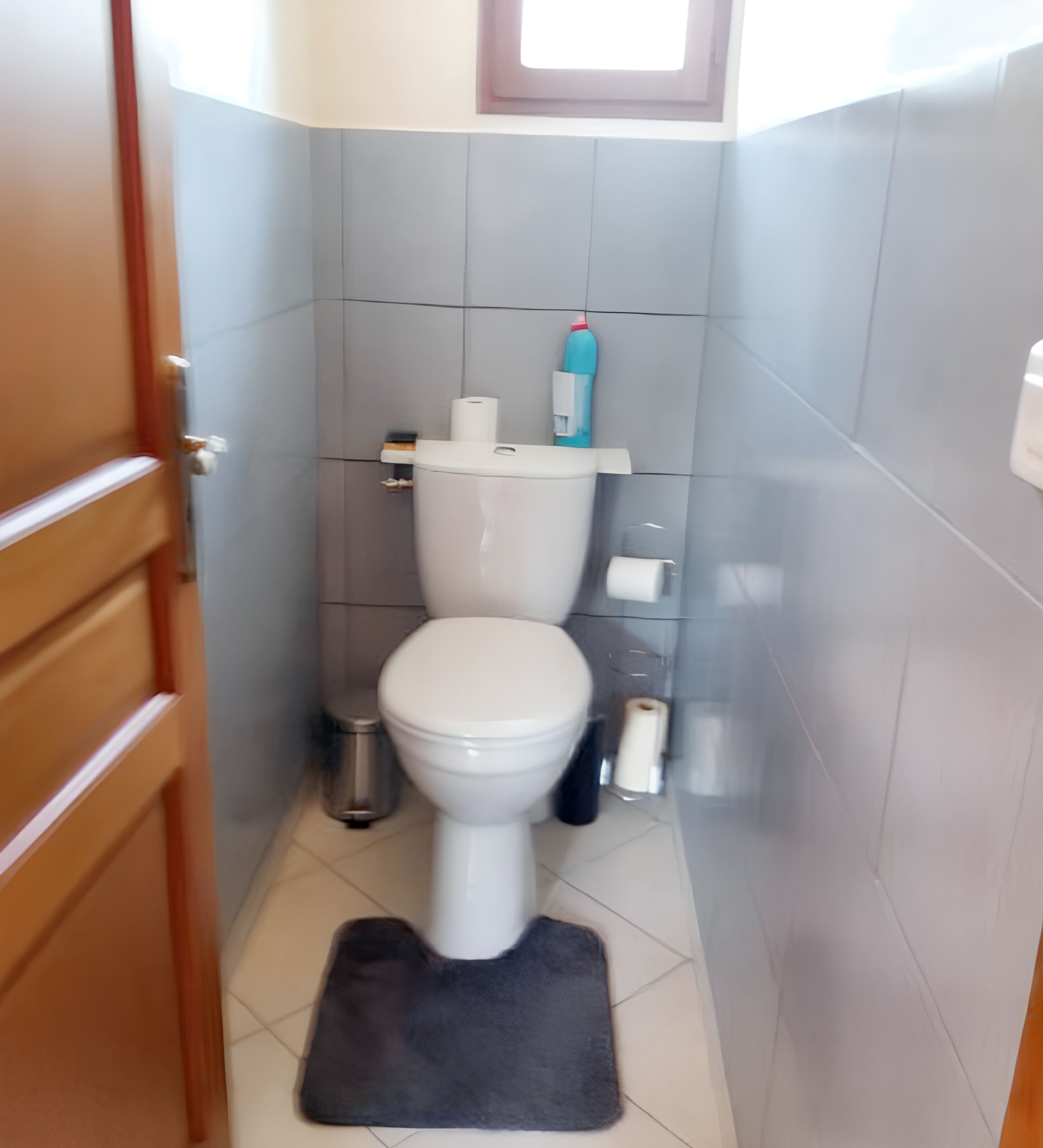 Douche, serviettes fournies