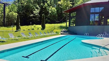Indoor pool, a heated pool