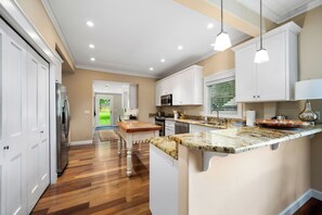 Fridge, microwave, coffee/tea maker, toaster - Laketown Villa | Downtown Coeur d'Alene Gem with Private Backyard (Coeur d'Alene)