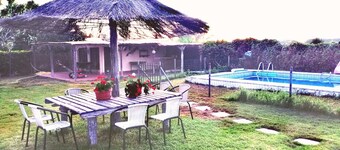 Finca "El Campito" - con piscina, BBQ, ping-pong, billar a 5 min. de la playa.