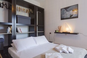 1 室のベッドルーム、アイロン / アイロン台、WiFi、ベッドシーツ