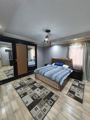 3 bedrooms, WiFi, bed sheets - Charming 3-Bed Apartment in New Cairo City (New Cairo City)