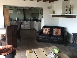 TV, fireplace - Impeccable cottage suitable for 2 adults & 1 child (Tockwith)