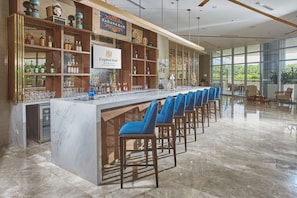Rooftop bar, poolside views, open daily