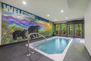 Indoor pool, a heated pool