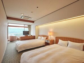 Phòng 2 giường đơn truyền thống, không hút thuốc (Sanjokan Standard Western) | Két bảo mật tại phòng 