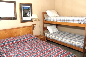 2 bedrooms, internet, bed sheets