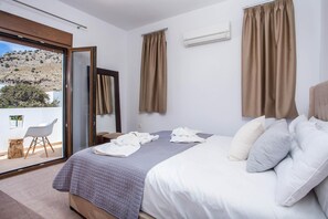 3 bedrooms, in-room safe, soundproofing, iron/ironing board