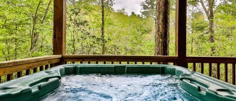 Bain à remous extérieur