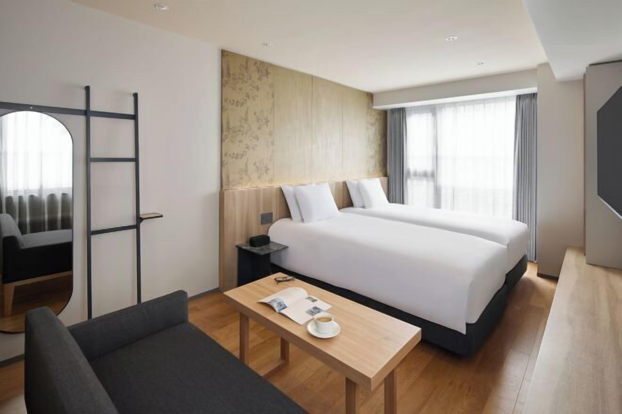 In-room safe, laptop workspace, blackout curtains, iron/ironing board