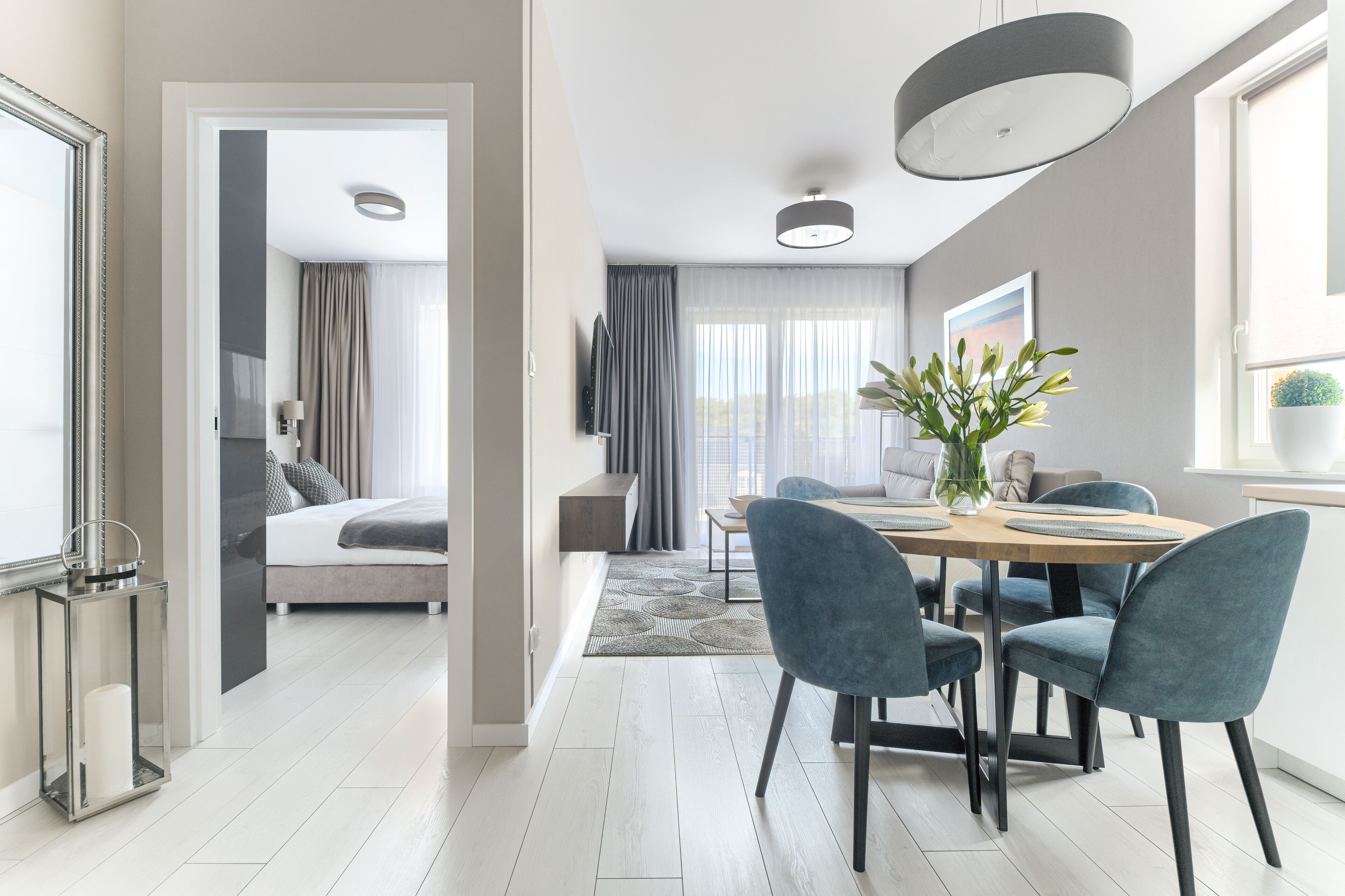 Apartment, 1 Bedroom (44) | Living area | 50-inch LED TV with cable channels, TV