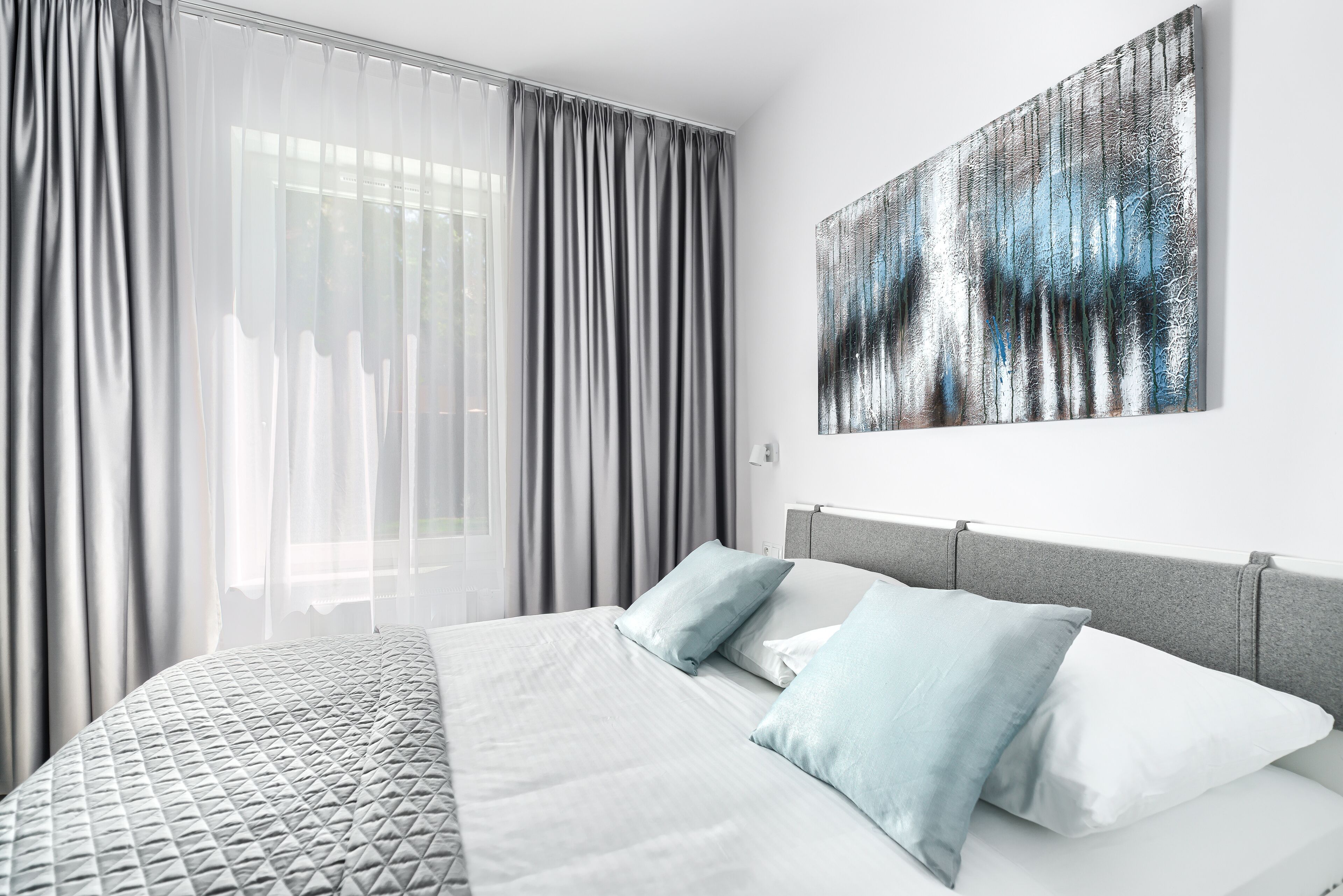 アパートメント 1 ベッドルーム (3) | 1 室のベッドルーム、客室ごとに異なる装飾、客室ごとに異なるインテリア、ベビーベッド