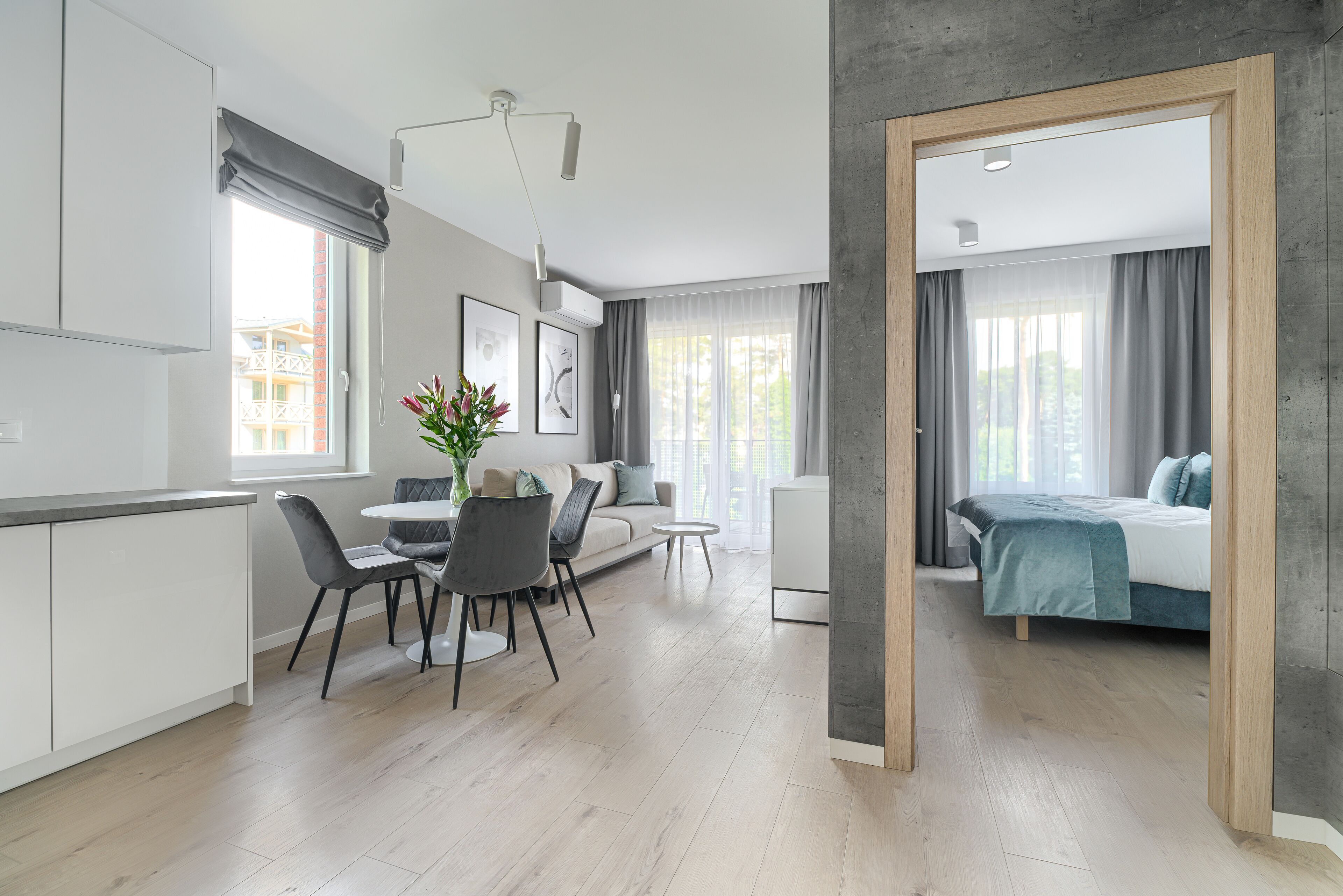 Apartment, 1 Bedroom (29) | Living area | 50-inch LED TV with cable channels, TV