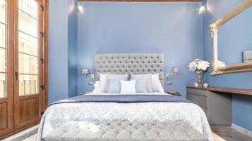 1 Schlafzimmer, BĂŒgeleisen/BĂŒgelbrett, Internetzugang, BettwĂ€sche