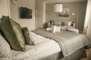 One Room Apartment | Living area | Flat-screen TV