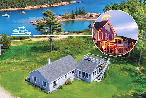 Stylish ocean-view home on Acadia's Schoodic Loop