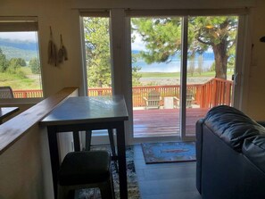 Smart TV, fireplace, video games