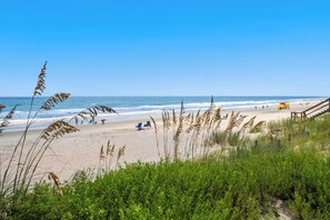 Una spiaggia nelle vicinanze