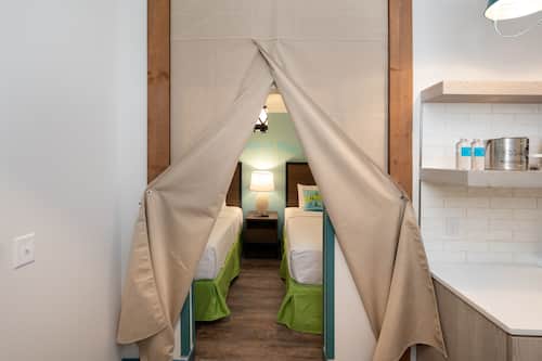 Premium bedding, pillowtop beds, in-room safe, desk