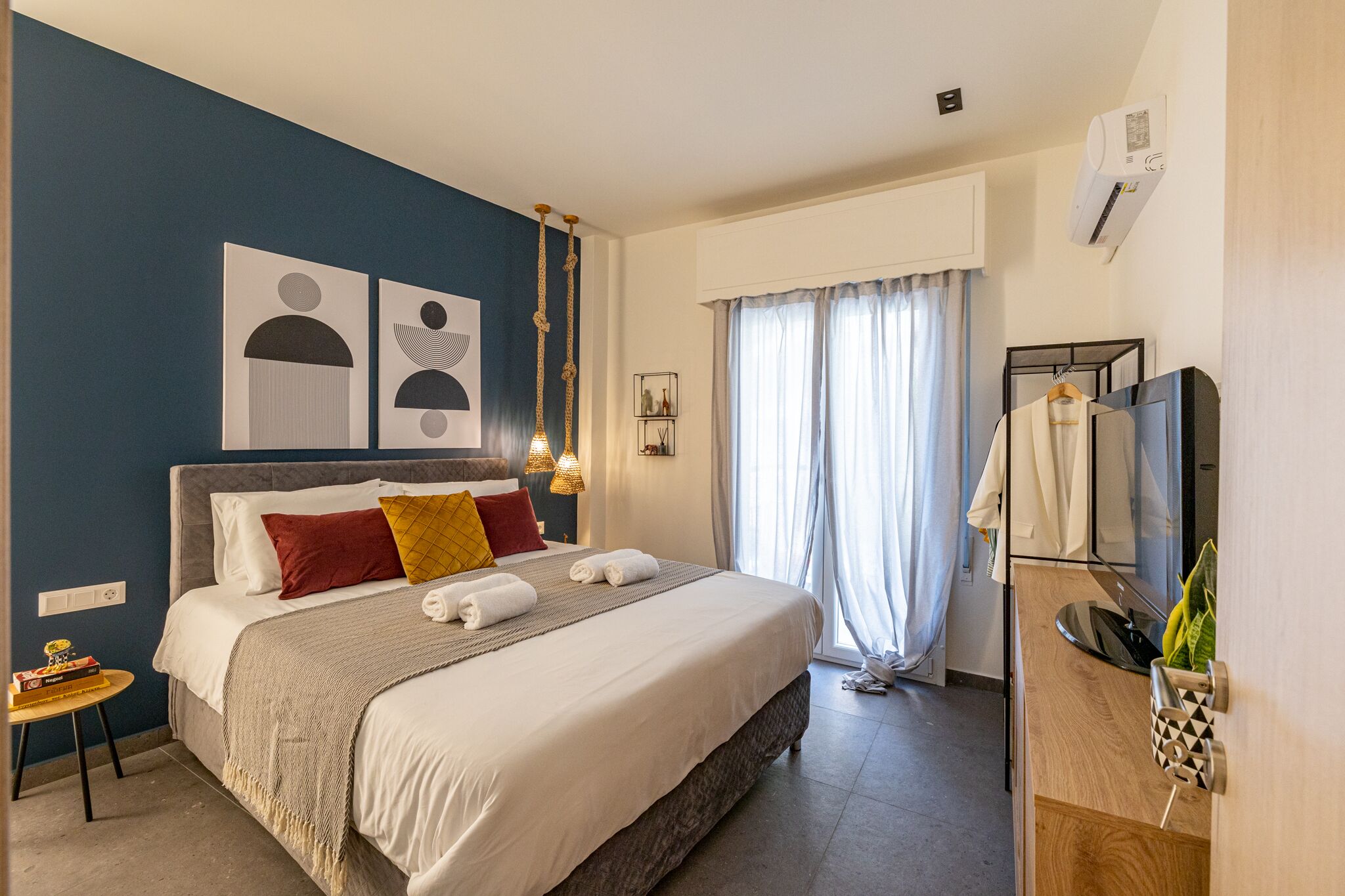 2 bedrooms, iron/ironing board, travel crib, WiFi
