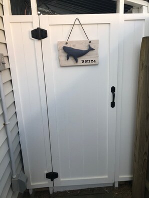 Exterior detail - Ground Floor Beach Cottage, block from ocean, shops & restaurants  (Surf City)