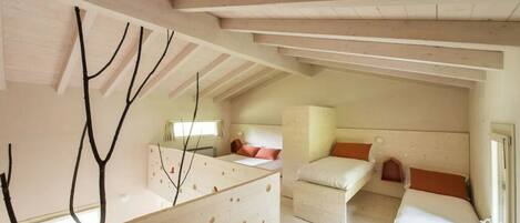 1 dormitorio, cuna de viaje, wifi y ropa de cama