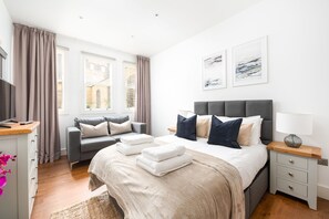 Leilighet – classic | Strykejern/-brett, wi-fi (inkludert) og sengetøy